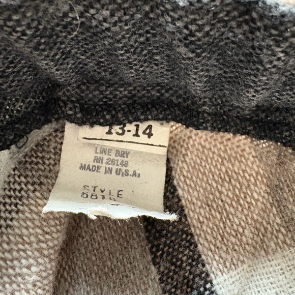 Vintage Pleated Plaid Skirt - Picture 5 of 7